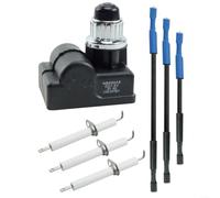 LatoYard Kit d'allumage TS-IG3007 compatible avec grille Memphis 4 en 1, avec module d'allumage, 3 fils montés et électrodes en céramique
