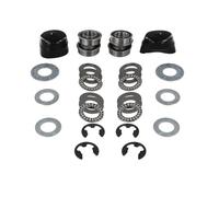 LatoYard Kit de roulement de roue avant pour tondeuse à gazon autoportée compatible avec modèles 9040H 532009040 532124959 M123811, ensemble d'outils de jardinage 26 pièces