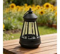 LatoYard Lanterne solaire à suspendre pour extérieur, lumière chaude et vive, décoration de jardin, lampe sans fil, résistante aux intempéries, arbre, mur, porche, allée, batterie 300 mAh