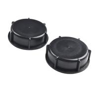 LatoYard Lot de 2 embouts de couvercle de réservoir IBC S100 x 8 pour raccords adaptateurs de tuyau d'arrosage pour conteneurs britanniques et standard 1,57 mm