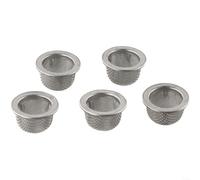 LatoYard Lot de 5 passoires à cocktail double couche en acier inoxydable pour shakers - Kit d'outils de bar professionnel pour mixologie domestique - Compatible avec Boston et pour Shakers parisiens