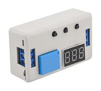 LatoYard Module relais temporisé à 1 canal avec fonction minuterie réglable et coque 12 V 24 V CC