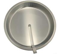 LatoYard Moule à gâteau rond de 25 cm pour TPU flexible Passe au four 25 cm | Bords lisses intégrés, démoulage à 360 degrés, évite les dommages, passe au lave-vaisselle, finition argentée