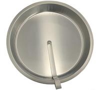 LatoYard Moule à gâteau rond flexible en TPU de 25 cm - Argenté - Sans cuisson - Démoulage facile à 360 degrés - Outil de four pour la cuisine à faire soi-même