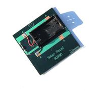 LatoYard Panneau de charge solaire compact 4 V 1 W pour deux piles AA Ni-MH, module solaire léger en polysilicium pour projets de bricolage et petits appareils électroniques