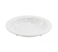 LatoYard Plateau rond en fer pour bougie 10,5 cm - Support en métal pour décoration de maison, mariage - Blanc et noir - Centre de table minimaliste (blanc)