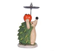 LatoYard Porte-encens en résine en forme de hérisson mignon, figurine d'animal pour décoration de jardin, statue moderne pour la maison et la fête (F333618)