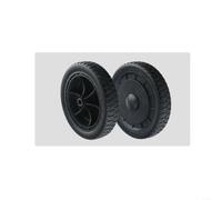 LatoYard Roulette pivotante directionnelle de 20,3 cm pour barbecue - Pièce de rechange en plastique pour chariot de cuisine d'extérieur - Mobilité facile - Noir (2)