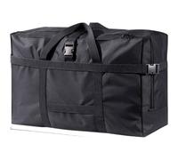 LatoYard Sac de rangement imperméable en tissu Oxford pour couettes et vêtements, organiseur de déménagement de grande capacité avec boucles latérales pour poignée de valise, 70 x 35 x 48 cm