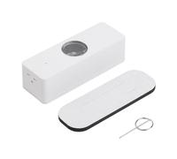 LatoYard Smart Zigbee Capteur de lumière 0-10 000 lux, détecteur de luminosité sans fil compatible avec Tuya Smart Life Hub, plage de détection 105 pour éclairage automatique et sécurité, ABS blanc