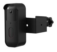 LatoYard Support de montage robuste pour sonnette vidéo, support de sécurité en acier inoxydable et ABS, élégant pour finition noire