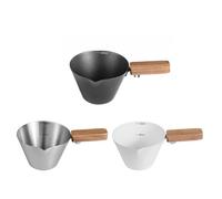 LatoYard Tasse à mesurer expresso à large ouverture avec échelle, verre à shot en acier inoxydable 304 avec bec verseur précis