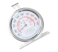 LatoYard Thermomètre de four haute température en acier inoxydable avec grand cadran blanc, jauge précise pour rôtir les grillades