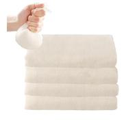 LATRAT 4 Pcs Tissu de coton de qualité alimentaire pour cuit-vapeur, Filtre Tissu en Coton à Confiture Non Blanchi Réutilisable, etamine alimentaire pour Égoutter, Cuisiner, Beurre, 50x50cm