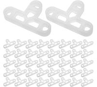 LATRAT Lot de 100 croisillons de joints de 10 mm pour carrelage - Entretoises en T pour terrasse et plaques