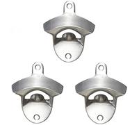 LATRAT Lot de 3 décapsuleurs muraux en acier inoxydable style vintage pour restaurant, appartement, cuisine, bar