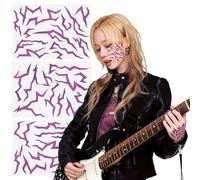 LATRAT Tatouage KPOP Demon Hunter Éphémère, Tatouages Adhésifs pour le Visage et le CorpsFaux Tatouage Autocollant Violet UV Glow, Tattoo impermeabili, Stickers viola luminosi per Cosplay, Festival