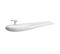 LAUFEN Alessi one Lavabo, à encastrer, sans trou pour robinet, sans trop-plein, 1600x500, H8149717571091, Couleur: Blanc Mat