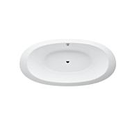 LAUFEN ALESSI ONE Oval 2439700000001 203 x 102 cm, blanc , version à encastrer