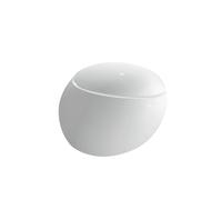 LAUFEN Alessi one WC suspendu, chasse deau basse, sans rebord, 585x390, kit de montage inclus, H8209714000001, Couleur: Blanc avec LCC