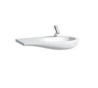 LAUFEN Alessi un lavabo 8149764001091 90x50cm, blanc LCC, étagère à gauche, sans trop-plein
