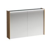 LAUFEN Armoire de toilette Lani, deux portes, avec élément déclairage LED, 1020x210x715mm, 1, H4037921122671, Couleur: ChÃªne sauvage