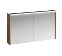 LAUFEN Armoire de toilette Lani, deux portes, avec élément déclairage LED, 1220x210x715mm, 1, H4038221122671, Couleur: ChÃªne sauvage
