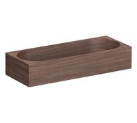 LAUFEN ASSIST Box, rectangulaire, avec découpe ovale, 225x89x44mm, noyer, H385AS06290011