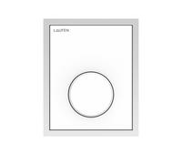 LAUFEN AU106 Plaque de commande INEO, pour urinoir, à fleur de surface, cadre en inox poli inclus, 107x1x132mm, H9091060000001