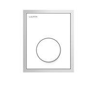 Plaque de commande pour urinoir lis ineo au108 en verre blanc 132x1x107 mm - LAUFEN H9091080000001