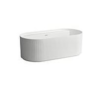 Sonar baignoire îlot en marbond percé 5 tr pr la robi 1600x815mm blanc - LAUFEN H2213420000361