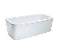 Baignoire LAUFEN Palomba 2318000000001 180 x 90 cm, blanche, sur pied, avec panneau