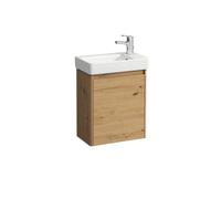 LAUFEN BASE 2.0 bâti-support pour lavabo, 1 porte, charnières à droite, SoftClose, pour H815954, 454x262x522mm, H4112321082671, Couleur: ChÃªne sauvage