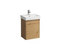 LAUFEN BASE 2.0 bâti-support pour lavabo, 1 porte, charnières à droite, SoftClose, pour H815961, 454x320x522mm, H4112221082671, Couleur: ChÃªne sauvage