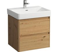 LAUFEN BASE 2.0 bâti-support pour lavabo, 2 tiroirs, SoftClose, système de rangement inclus, pour H810963, 572x446x515mm, H4112721082671