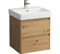 LAUFEN BASE 2.0 bâti-support pour lavabo, 2 tiroirs, SoftClose, système de rangement inclus, pour H810962, 521x446x515mm, H4112421082671