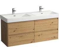 LAUFEN BASE 2.0 bâti-support pour lavabo, 4 tiroirs, SoftClose, système de rangement inclus, pour H814968, 1269x446x515mm, H4113341082671