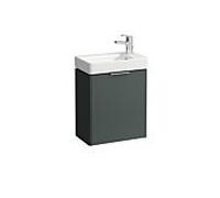 Laufen BASE für PRO S H4021021102661 47x26,5x53cm, porte 2000 , charnière droite, gris trafic