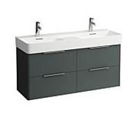 Laufen Base für VAL H4025341102661 118x53x39cm, avec 4 tiroirs, gris signalisation