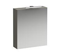 LAUFEN Base H4027511102621 miroir LED H4027511102621 60x70x18,5cm, orme clair, charnière à gauche