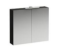 LAUFEN Base H4028021102631 miroir LED H4028021102631 80x70x18,5cm, orme foncé