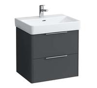 Laufen BASE pour meuble sous-vasque PRO S H4022321102661 57x44x53cm, 2 tiroirs, gris signalisation