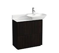 LAUFEN BASE pour H4030041102631 INO H4030041102631 77x77cm, 2 tiroirs, Ulme dunkel