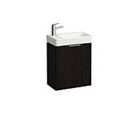 LAUFEN Base pour meuble sous-vasque PRO S H4021011102631 47x26,5x53cm, porte 2000 , charnière gauche, Ulme dunkel