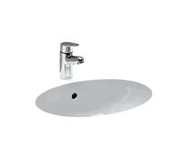 Laufen Birova - Lavabo à encastrer 53x41 cm, avec trop-plein, blanc H8111910000001