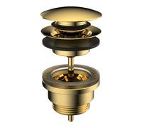 Laufen - Bonde de lavabo, Click-Clack, doré brillant H3709890011041