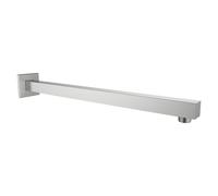 LAUFEN Bras de douche mural, L=420mm, rosace carrée, 1/2\", HF546026420000, Couleur: aspect inox