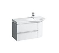 LAUFEN Case pour Palace H4015020754751 84 x 45 x 37,5 cm, porte 2000 à droite, 2 tiroirs à gauche, blanc finition brillante