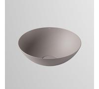 Vasque Laufen CHARACTERS H512CA27081121 360x360x137 mm, sans plage de robinetterie, sans perçage pour robinetterie, sans trop-plein, coloris : Oyster mat