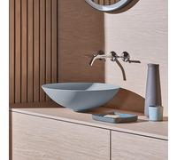 Vasque Laufen CHARACTERS H512CA57101121 450x450x149 mm, sans plage de robinetterie, sans perçage pour robinetterie, sans trop-plein, coloris : Nordic mat